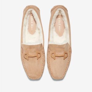 COLE HAAN • Brand New! 🎉• Tully Driving Shoe/Slippers • Faux fur lined • SZ 9.5